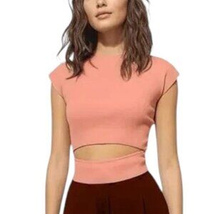 Aritzia Wilfred Yacine Cut-Out In Peach Coral Size XS